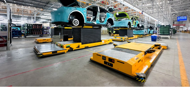 Nanjing Chang 'an AGV trolley project